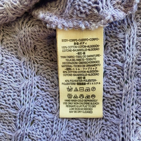 FREE PEOPLE WE THE FREE Lightweight Oversized Open knit V-neck Sweater Size XS - Picture 8 of 12